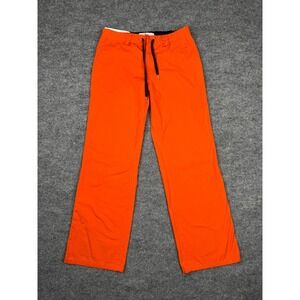 Tommy Hilfiger Orange Women's  Roll Tab Adjustable Pants Size 6‎